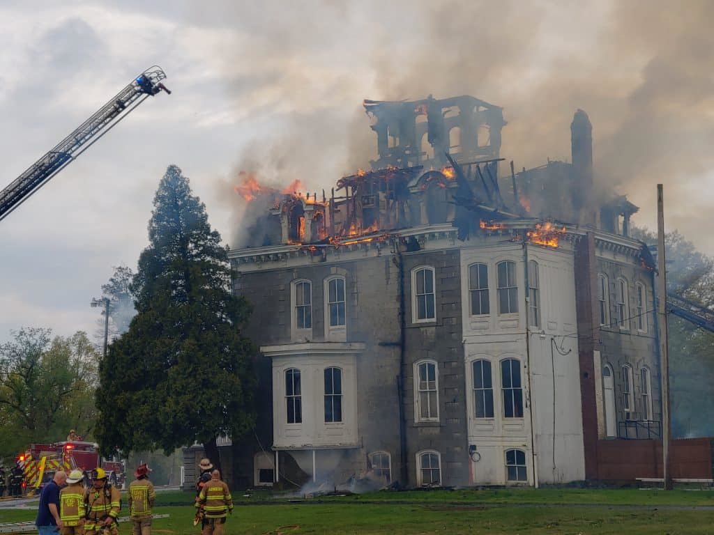 16-Yr-Old Girls Charged with Arson in Fire at Historic Mansion in Creswell