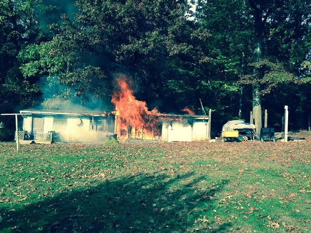 Pair of Sheds Damaged in Accidental Bel Air Fire