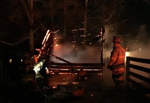 Bel Air Pig Barn Damaged in Monday Morning Fire