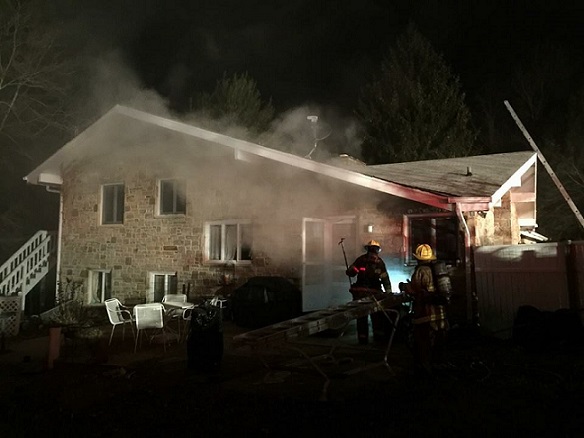 Man Hospitalized for Smoke Inhalation in Tuesday Morning Churchville Fire