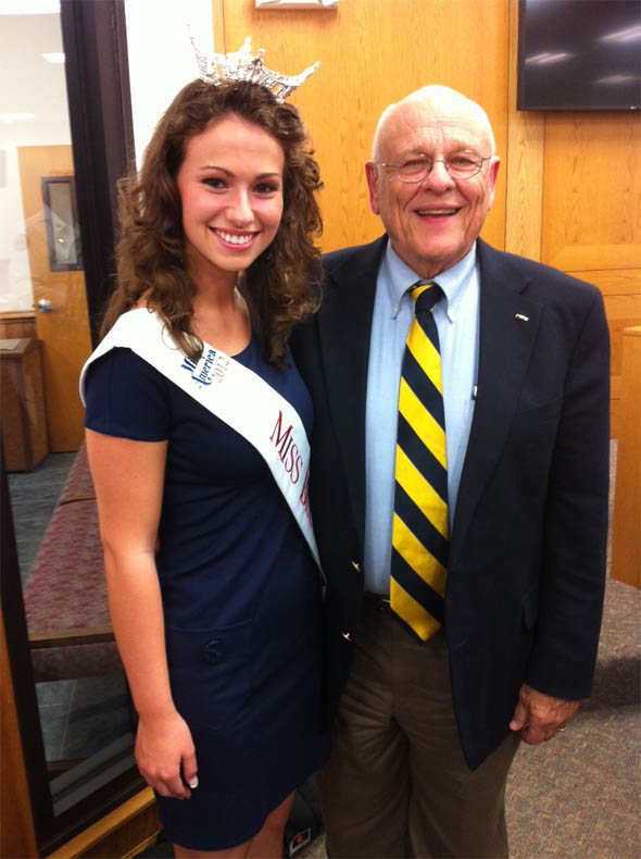 Miss Bel Air Independence Day Stephanie Meadowcroft Visits County Council, Bel Air Commissioners Urging Participation in Fourth of July Parade