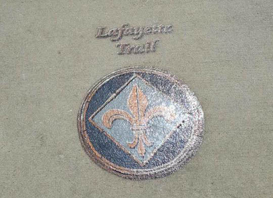 Harford County Realtors Help Paint Lafayette Trail Markers in Havre de Grace