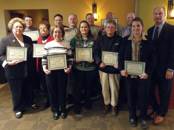 Klein’s Associates Honored for Years of Service