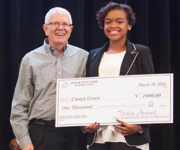 Havre de Grace High Sophomore Named 2016 Youth of the Year for Boys & Girls Clubs Harford County