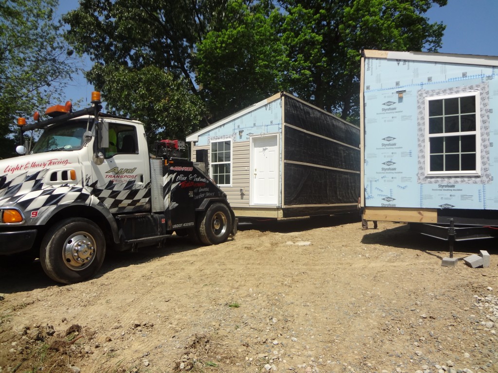 Habitat for Humanity Susquehanna Transports Modular Home Built By Students at Harford Technical High School to its Permanent Aberdeen Address