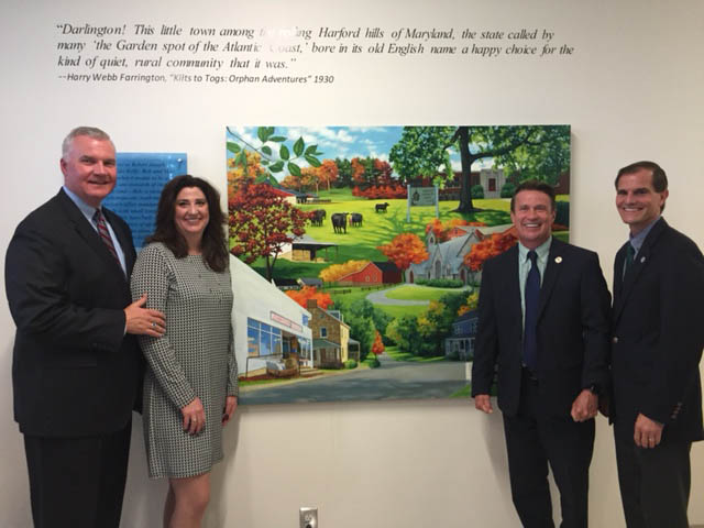 Darlington Hall Lobby Dedication Merges Donor’s Support of Harford Community College with Love of Hometown