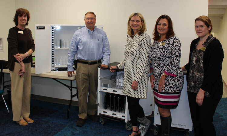 Bel Air Library Receives Donation of Discovery Carts; Street’s ICR, Inc., Manufactures Carts that Recharge Digital Devices