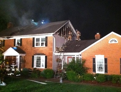Lightning Blamed for Monday Night Forest Hill House Fire, String of Nearby Incidents