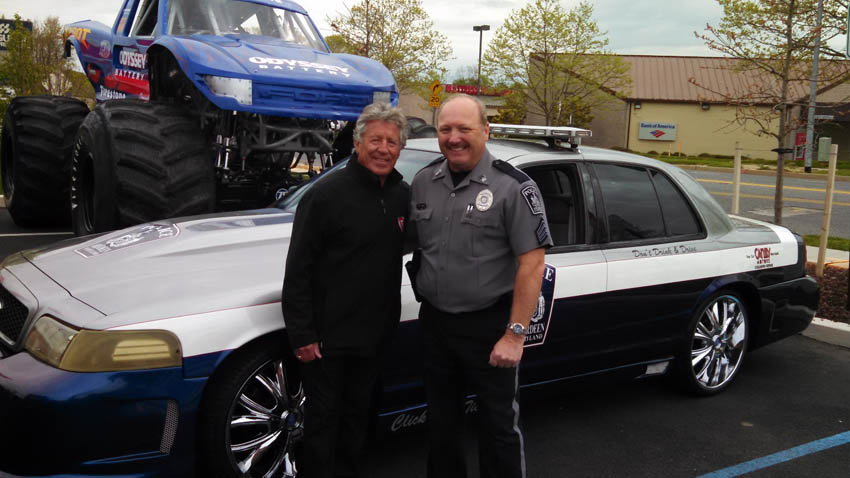 Aberdeen Police Participate in Event with Indy Racing Champion Mario Andretti