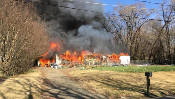 Fire Destroys Mobile Home, Garage, Greenhouse in Carsins Run