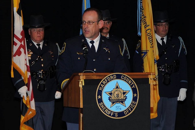 Gahler Sworn In as Harford County Sheriff; Announces Command Staff, Changes to Agency Structure