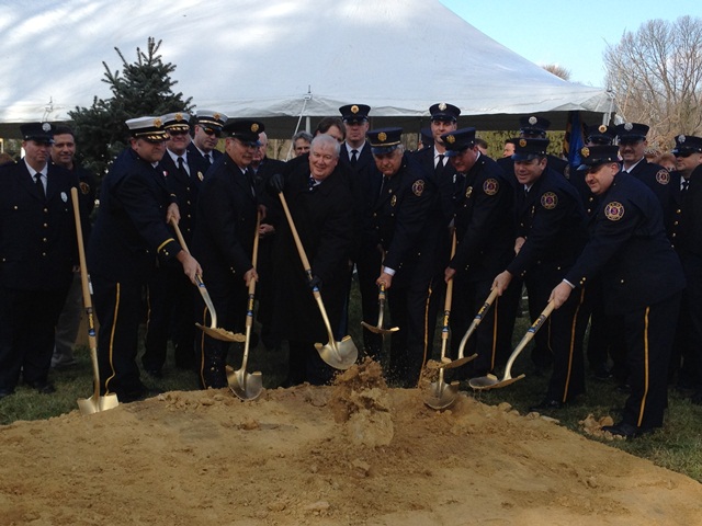 Bel Air Volunteer Fire Company, Harford County Executive Craig Break Ground on New Patterson Mill Substation