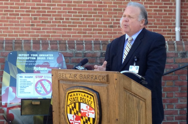 Prescription Drug Drop-Off Box Unveiled at Maryland State Police Barracks