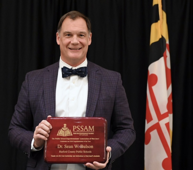 Harford County Public Schools Superintendent Dr. Bulson Named Maryland Superintendent of the Year