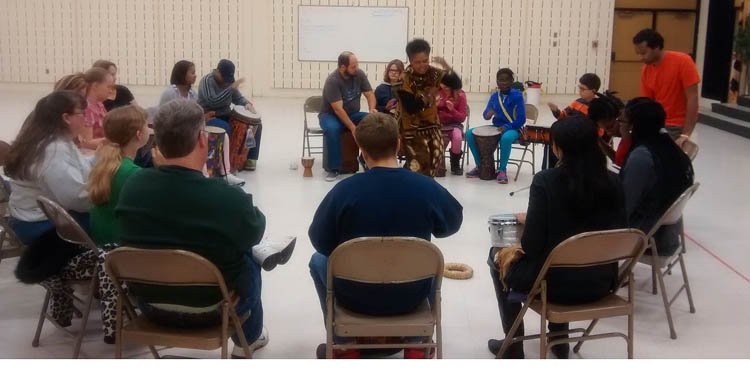 Magnolia Community Drumming Circles Collects Supplies to Help Fight Ebola