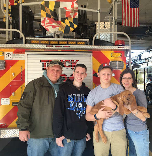 Family of Slain Harford County Sheriff Deputy Pat Dailey Meet Maryland State Police K-9 Named in His Honor