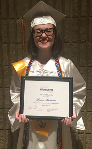 Fallston Student Receives $500 Scholarship from Hamilton Relay; Available to Hearing or Speech-Impaired High School Seniors