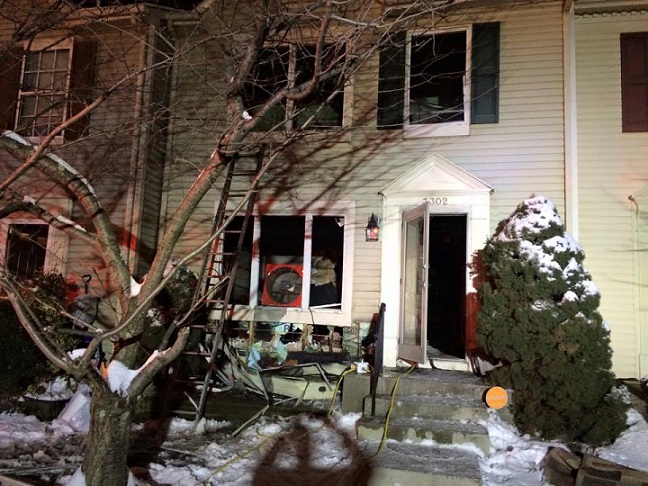 Abingdon Home Severely Damaged in Tuesday Evening Fire