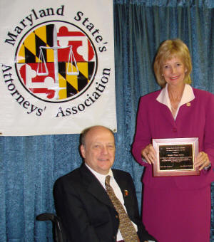Sen. Jacobs Named Legislator of the Year in Senate by Maryland State’s Attorney’s Association