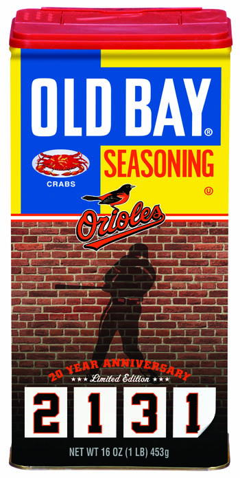 OLD BAY Releases Limited Edition Ripken Can Celebrating 20th Anniversary of 2,131 Streak