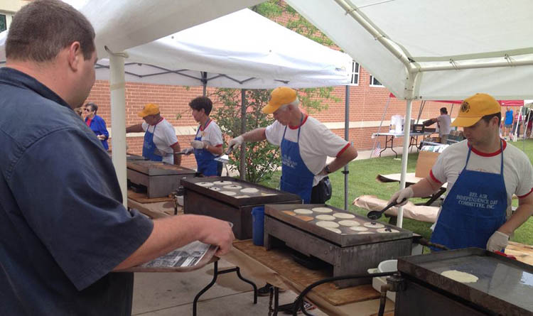 Bel Air Pancake Chairman Boccia: Soggy Weather Didn’t Stop Nearly 1,900 People From Getting July 4th Breakfast