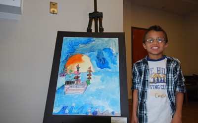 Artwork by Roye-Williams Elementary School Student Purchased at A.A. Roberty Building