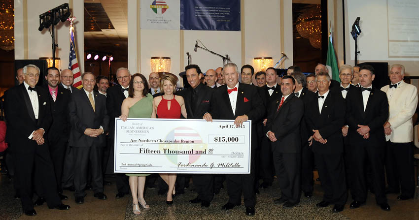 Society of Italian American Businessmen Donates $15,000 to The Arc Northern Chesapeake Region