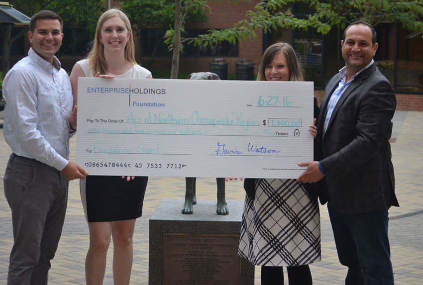 Enterprise Holdings Foundation Awards $1,500 to The Arc Northern Chesapeake Region to Help Foster Children in Need