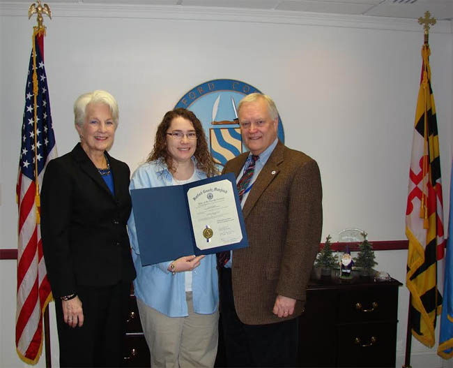 Tamara Haney Named Harford County Employee of the Month for January 2014