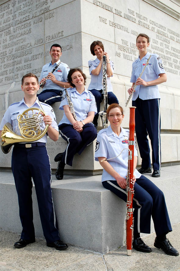 United States Air Force Langely Winds Woodwind Ensemble to Play Free Concert at Havre de Grace Library