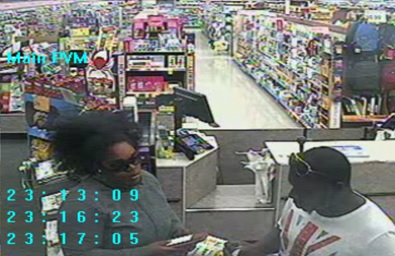 Aberdeen Police Seek Suspects in Pair of Wal-Mart Credit Card Frauds