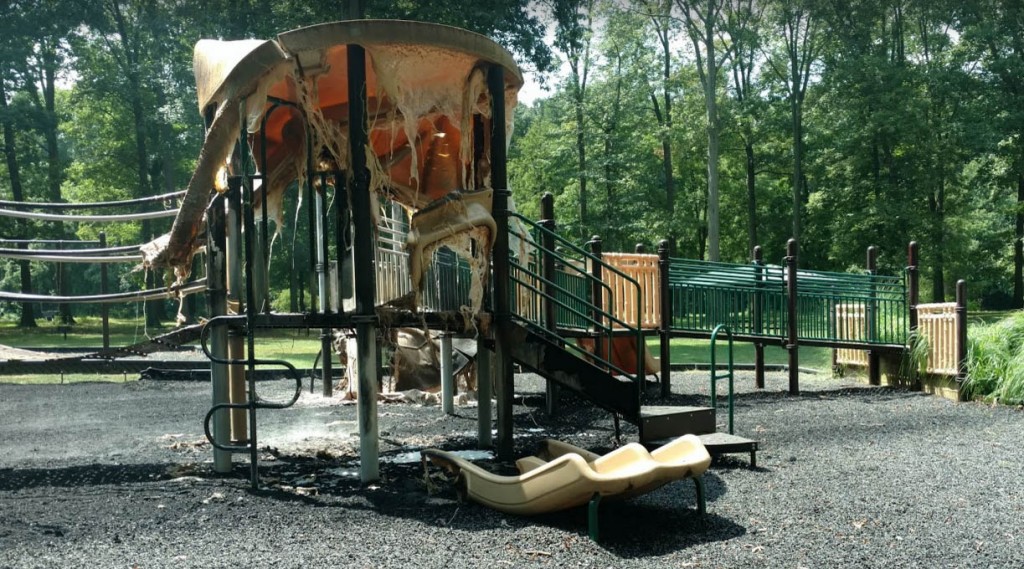 Four Juveniles Charged for Setting Playground on Fire in Aberdeen