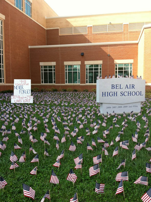 Bel Air High School 9/11 Memorial Open House Rescheduled to September 17