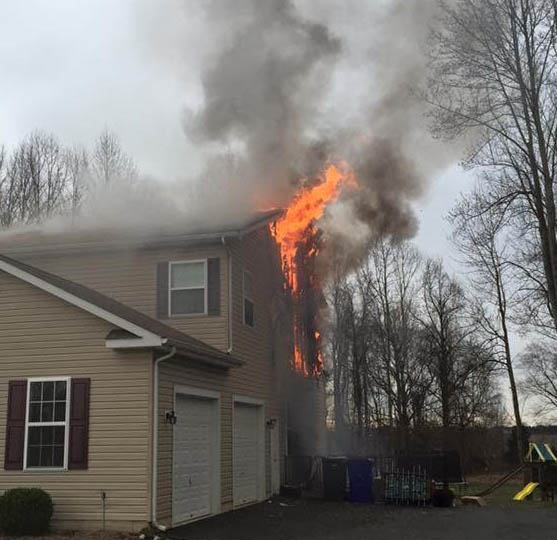 Fallston Family of Four Displaced from Home by 2-Alarm Fire; Dog Escapes Unharmed