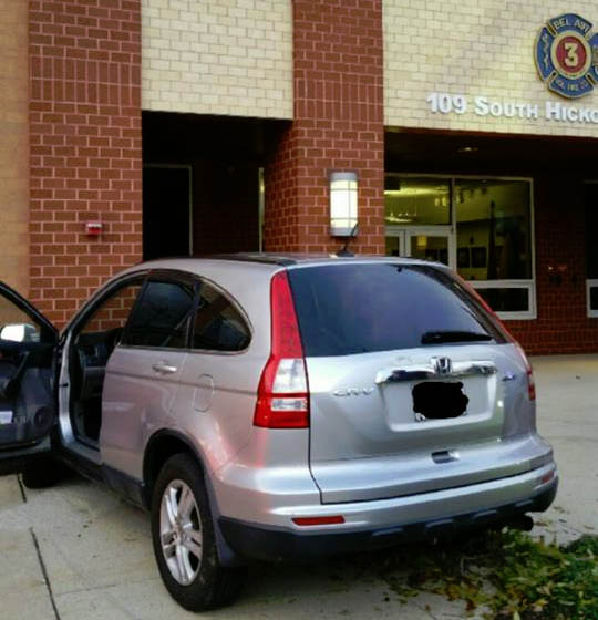 Hit and Run Crash Sends Vehicle Into Bel Air Volunteer Fire Company Station