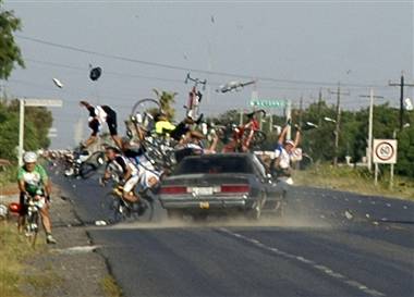 Be careful riding your bike in Mexico…