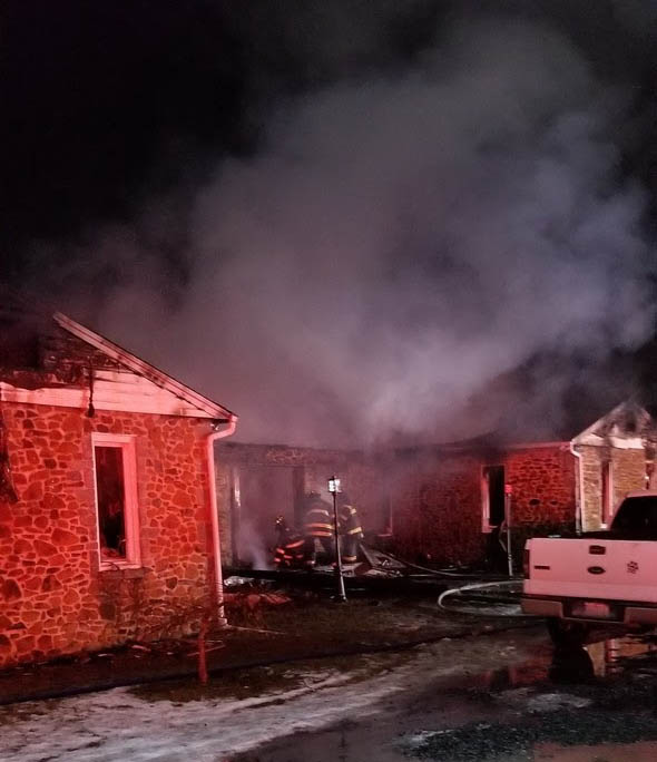 5 Residents Displaced, 6 Pets Perish in House Fire Near Carsins Run