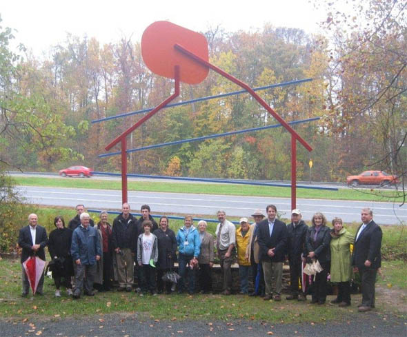 Harford County Cultural Arts Board Dedicates Daybreak Sculpture on Ma and Pa Trail in Bel Air