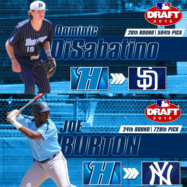 Harford Community College Sophomore and Freshman Selected by Padres and Yankees in MLB Draft