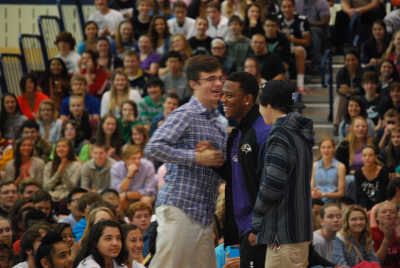 Ray Rice Visits Bel Air High School to Promote Anti-Bullying Message