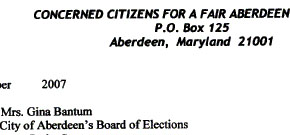 A Fair Aberdeen Election?
