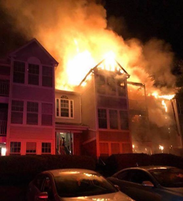 Belcamp Apartment Building Destroyed by Fire; 15 Residents Displaced