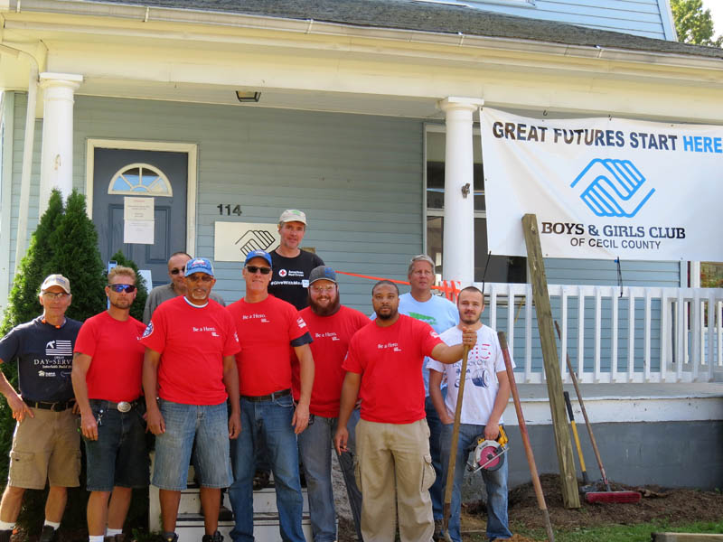 Habitat for Humanity Susquehanna and Lowe’s Build Ramp For Boys and Girls Club of Cecil County