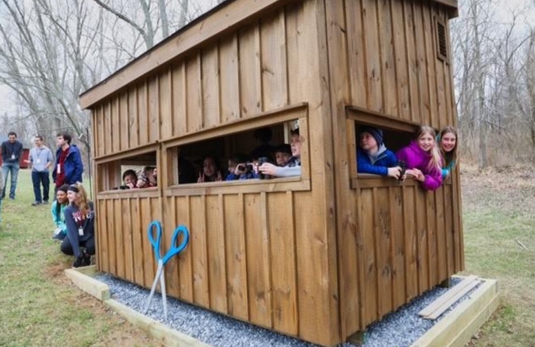 Harford Glen Environmental Center Celebrates New Bird Hide