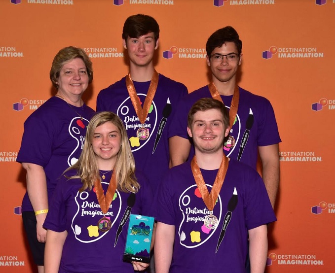 Harford Community College’s Destination ImagiNation Team Takes 3rd Place at Globals