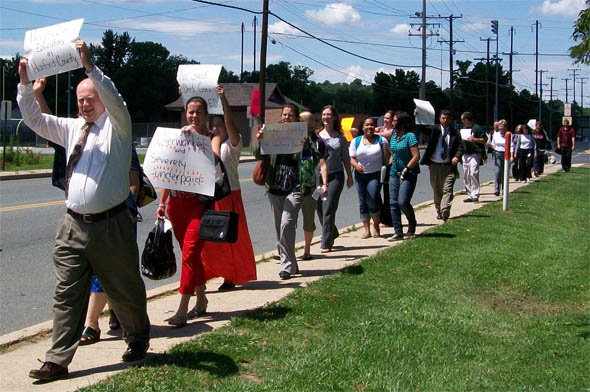 More than 1,000 Harford County Educators from 30 Schools Participate in After School Walk-Out; Seek Improved School Funding