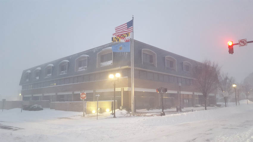 Harford Blizzard Updates: Local State of Emergency Declared; National Guard Assets Requested; Bel Air Parking Garage Open for Residents