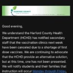 As HCPS Accelerates Elementary Students’ Return, Vaccinations for Secondary Teachers Canceled Due to Lack of Supply
