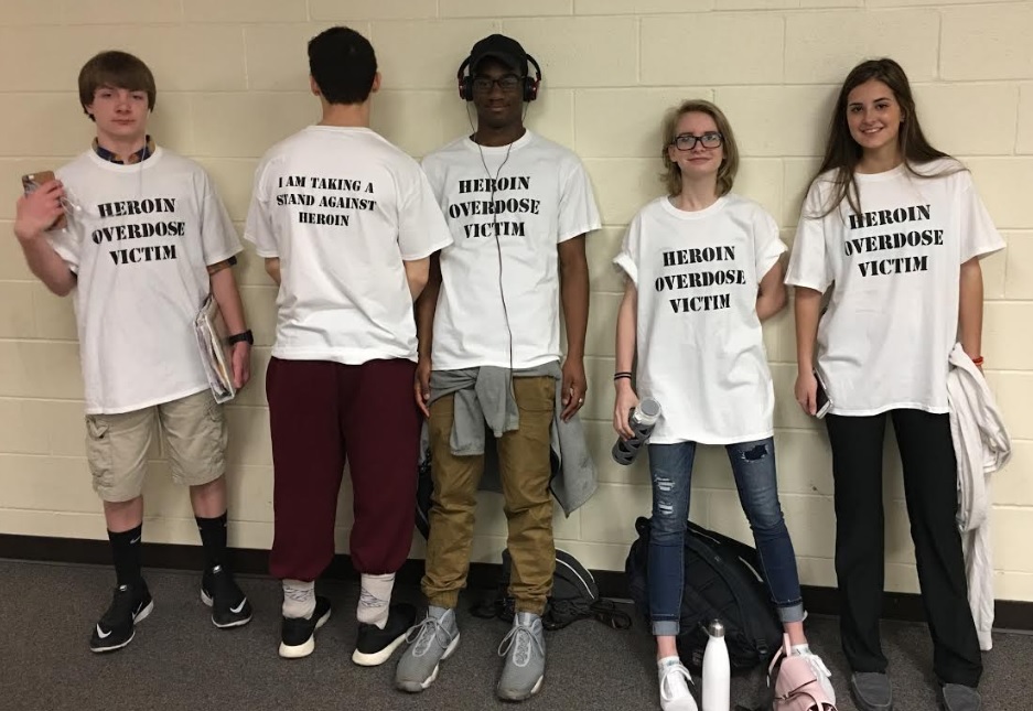Havre de Grace High School Takes Stand Against Heroin; Students Wear Shirts, Stand Entire Day