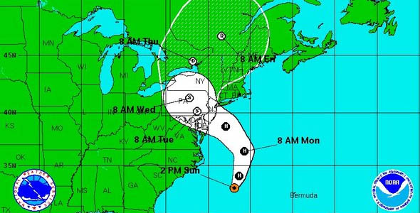 UPDATED: Residents in Flood-Prone Areas Urged to “Strongly Consider” Evacuation Ahead of Hurricane Sandy; Harford Schools, Offices, Towns Closed Monday